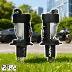 2 Pcs Set Nakamoro N60 Pro Mini Dual Color Motorcycle LED H4 Headlight Projector Lens