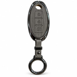 Nissan Dayz Elite Series Metallic Car Key Case Luxury Zinc Alloy Protection Case(Grey)