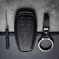 Oshan X7 Elite Series Metallic Car Key Case Luxury Zinc Alloy Protection Case(Black)