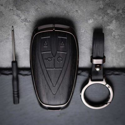 Oshan X7 Elite Series Metallic Car Key Case Luxury Zinc Alloy Protection Case(Black)