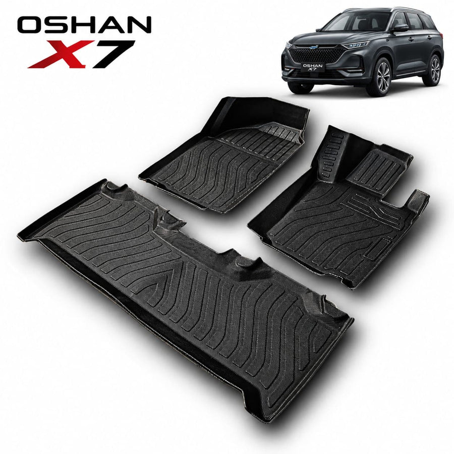 Oshan X7 Heavy Duty All-Weather TPE Car Floor Mats in Premium Quality