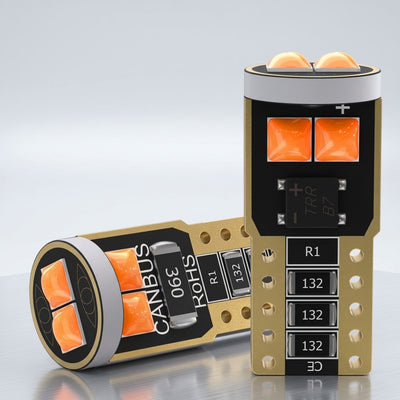 Parking Led Bulb Light T10 Amber 2Pcs Set
