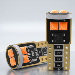Parking Led Bulb Light T10 Amber 2Pcs Set