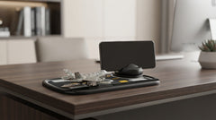 Premium Dashboard Non Slip Mat with Mobile Holder Parking Number Plate Sliding Plane