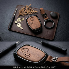 Honda City 2009-2020 Model Elite Series Metallic Car Key Case Luxury Zinc Alloy Protection Case(Brown)