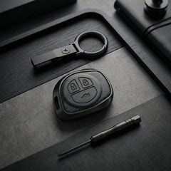 Swift Old Elite Series Metallic Car Key Case Luxury Zinc Alloy Protection Case(Black)