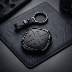 Jetour Dashing Elite Series Metallic Car Key Case Luxury Zinc Alloy Protection Case(Black)