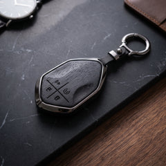 Deepal S05 Elite Series Metallic Car Key Case Luxury Zinc Alloy Protection Case(Black)