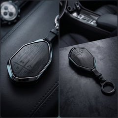 Deepal S05 Elite Series Metallic Car Key Case Luxury Zinc Alloy Protection Case(Black)