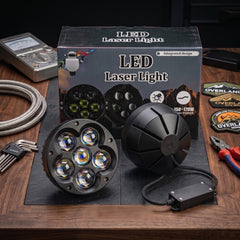 7 Inch Round 6 Smd Auxiliary Projector Fog Spotlight For Motorcycles & Off-Road Vehicles