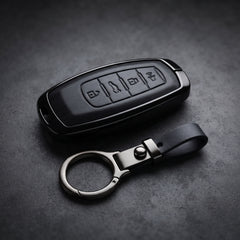 Haval H6 2022 Model Elite Series Metallic Car Key Case Luxury Zinc Alloy Protection Case(Black)