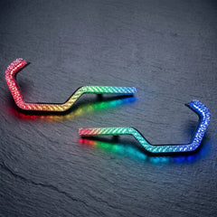Universal Angel Eyes Retrofit APP Control RGB Crystal LED for Car Headlight 2 Pcs Set