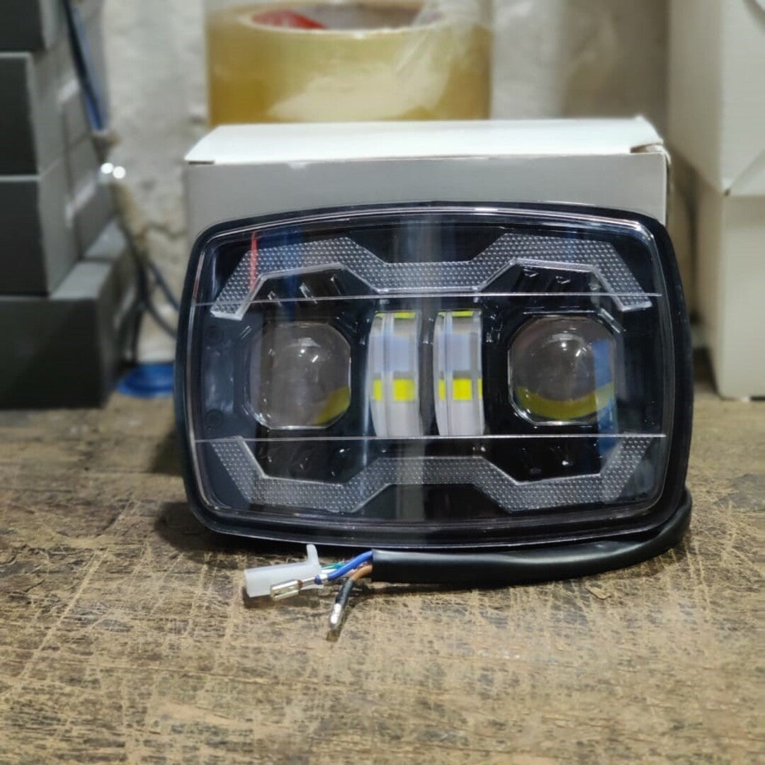 R100 Headlight Beam With RGB DRL Function For Honda CD70 / CG125
