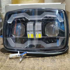 R100 Headlight Beam With RGB DRL Function For Honda CD70 / CG125
