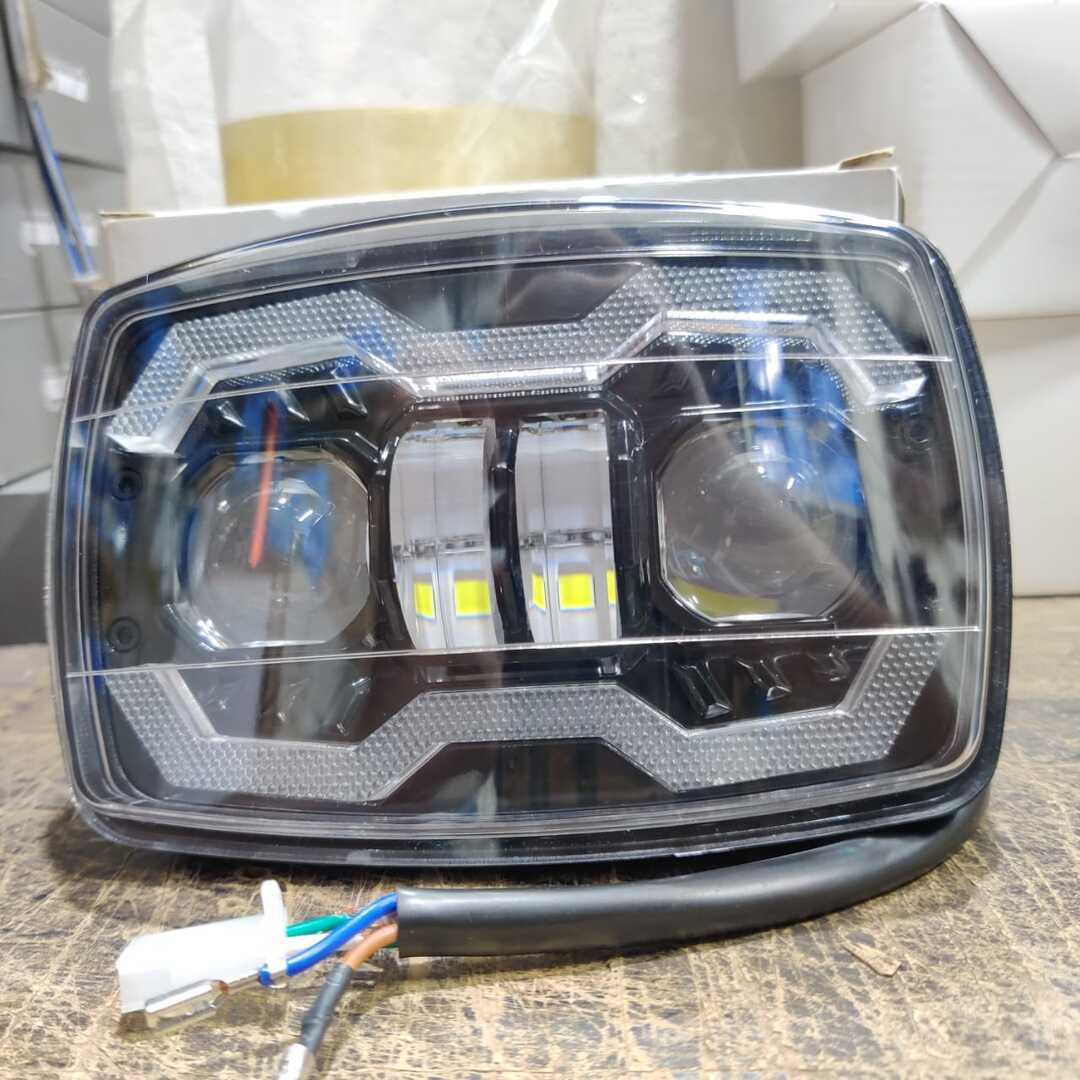 R100 Headlight Beam With RGB DRL Function For Honda CD70 / CG125