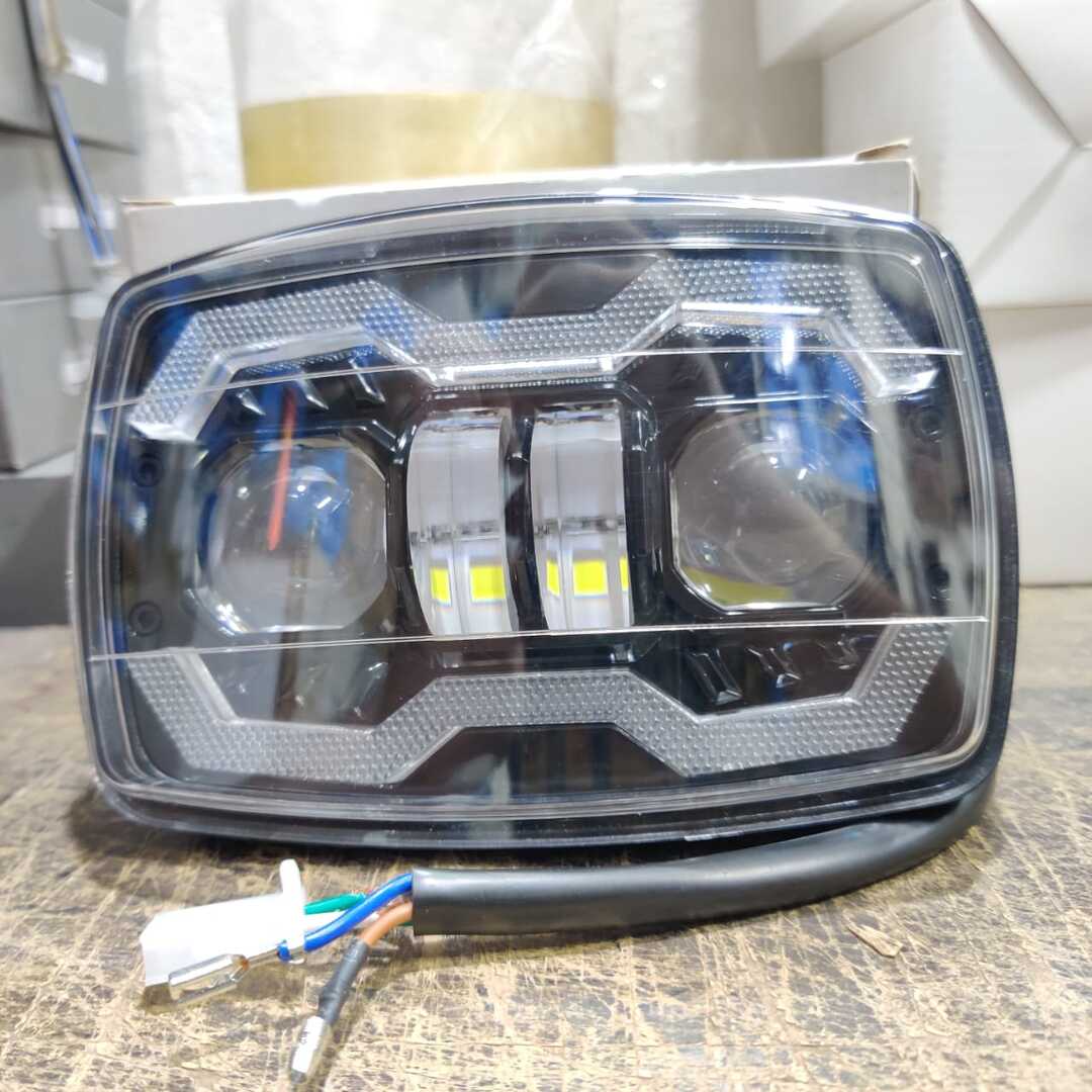 R100 Headlight Beam With RGB DRL Function For Honda CD70 / CG125