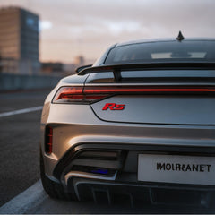 RS Metal Logo In Premium Quality 1  PC RED