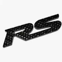 RS Metal Logo In Premium Quality 1  PC Black