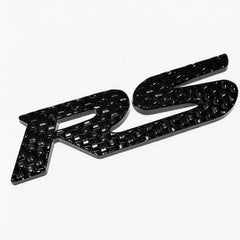 RS Metal Logo In Premium Quality 1  PC Black