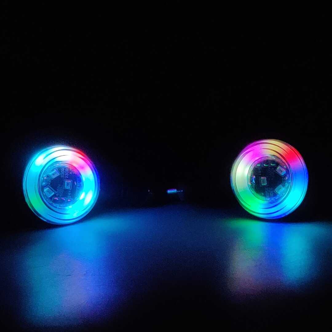 Round Shape Bike Indicators Hatora Audi Style With Parking Light 2 Pcs Set