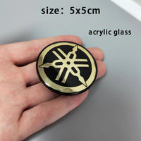 Acrylic Badge logo For YAMAHA YZF-R15 R25 R3 MT25 MT03 M-slaz150 YZF-R25 YZF-R3 4 Pcs Set