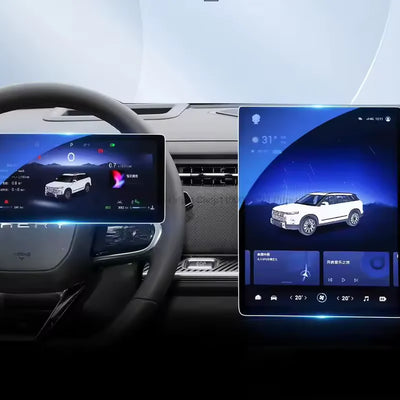 Jaecoo J7 Transparent Car LCD Screen And Speedometer Glass Protector In Premium Quality