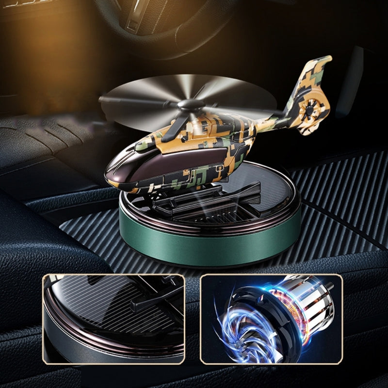 Universal Car Solar Helicopter With Air Freshener Refill