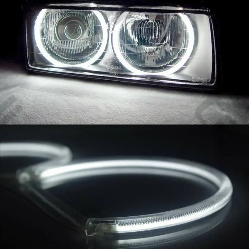 Led Angel Eye Rings Universal Square LED Angel Eyes Rings Lights Super Bright Headlight An