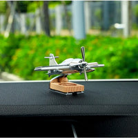 D-12 Stylish Solar Aeroplan Model Car Dashboard Air Freshener Perfume
