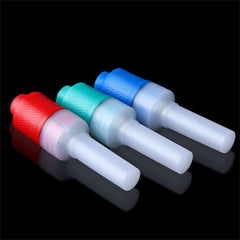 Universal Neon Tire Nozzle Light Blue 2 Pcs Set