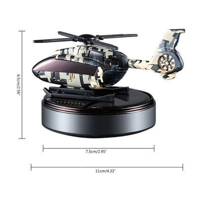 Universal Car Solar Helicopter With Air Freshener Refill