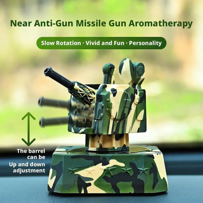 1 Pc Universal Car Dashboard Perfume Army Mechain Gun Style In Premium Quality