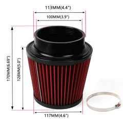 Universal High Flow Air Filter Sport Air Filter For Car High Performance 1 Pc