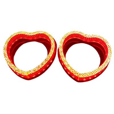 Universal Angel Eye Heart Shape Crystal Ring APP Control RGB LED For Car Headlight In Premium Quality 2 Pcs Set