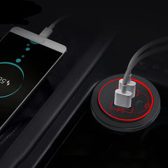 Universal USB Type C 3.0 Quick Charge Fast Charger Type C Car Charger Socket 12V-24V for Car