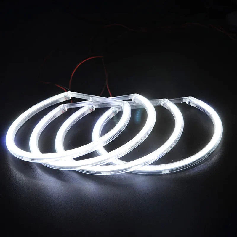 Led Angel Eye Rings Universal Square LED Angel Eyes Rings Lights Super Bright Headlight An
