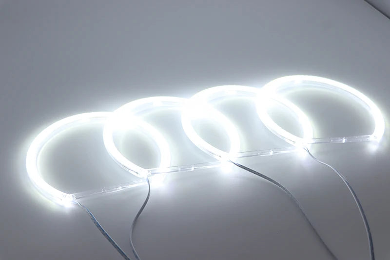 Anigel Eye Rings Universal Square LED Angel Eyes Rings Lights Super Bright Headlight An