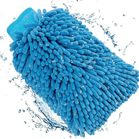 Universal Car Microfiber Cleaning Dusting Microfiber Wash Mitt Gloves With Premium Quality Pc 1