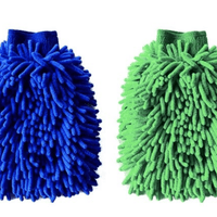 Universal Car Microfiber Cleaning Dusting Microfiber Wash Mitt Gloves With Premium Quality Pc 1