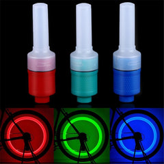 Universal Neon Tire Nozzle Light Blue 2 Pcs Set