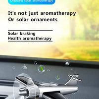D-12 Stylish Solar Aeroplan Model Car Dashboard Air Freshener Perfume