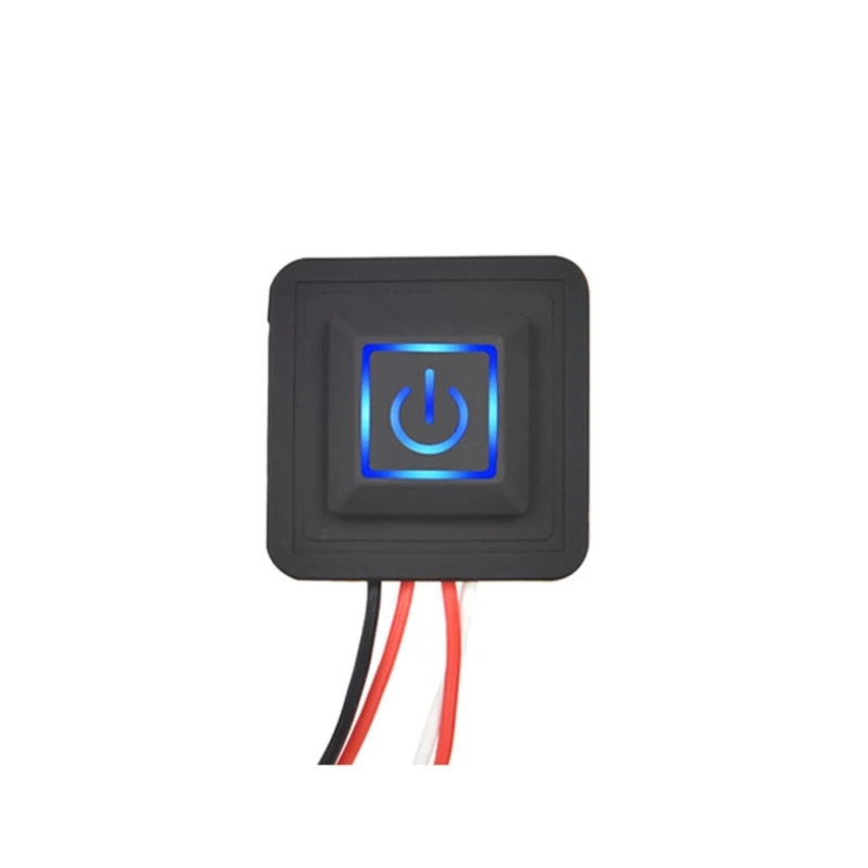 Car Color Light Button Switch Silicone Waterproof Switch 1 Pc ...