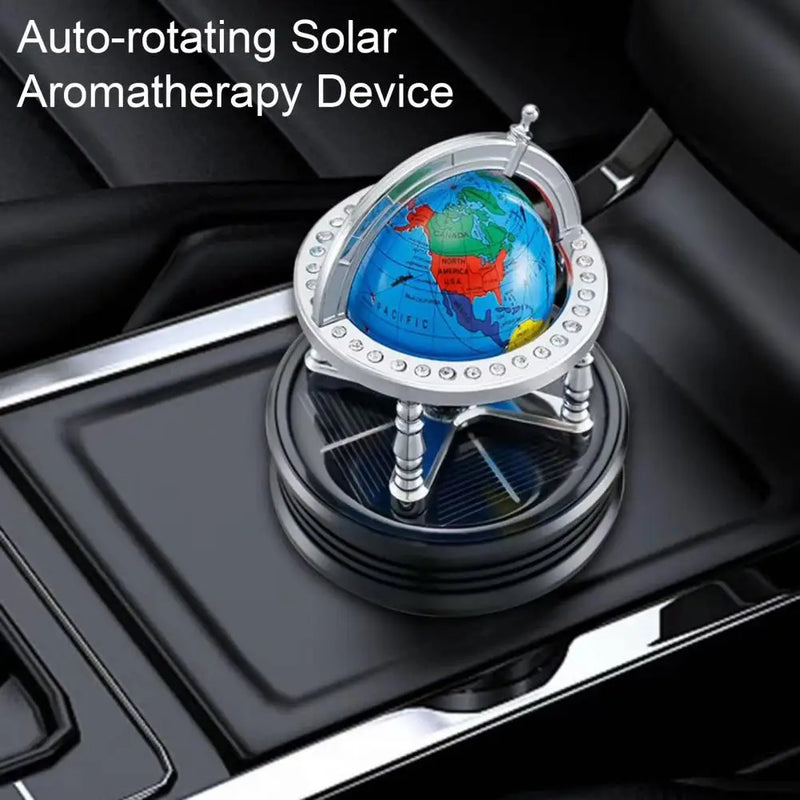 Universal Car Solar Car Globe Aromatherapy Perfume Décor with Safe Fragrance 1 Pc