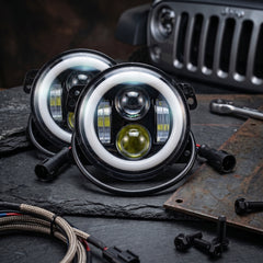 4 Inch Universal Smd Bumper Projector With DRL 2 Pcs Set