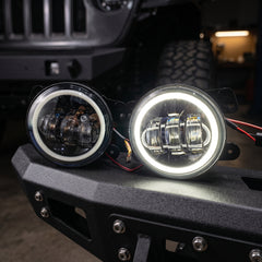 4 Inch Universal Smd Bumper Projector With DRL 2 Pcs Set