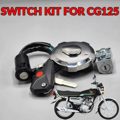 D-11 GBF Switch Kit Computerized Key For Honda CG 125 3 in 1 Set switch kit computers key