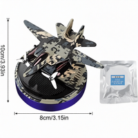 1 Pc Universal Car Dashboard Perfume Army Airplane Jet Style In Premium Quality