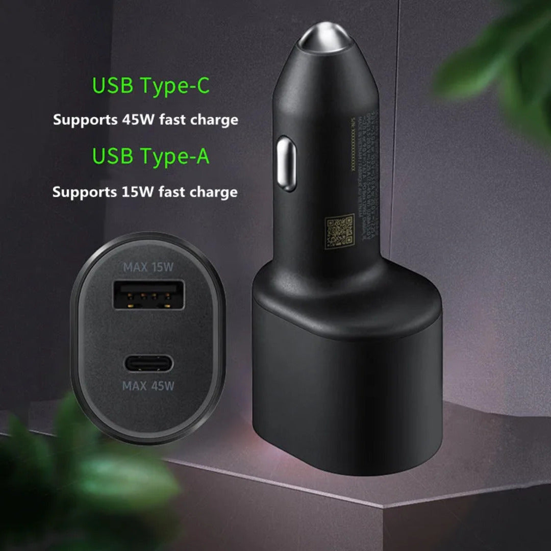 Super Fast Dual Car Charger (45W+15W) Original Car Charger
