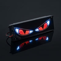 Eyes LED Back Light LED Demon Eyes Universal Light Red & White Car Back Screen Aggressive Eye LED Panel