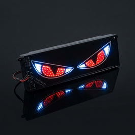 Eyes LED Back Light LED Demon Eyes Universal Light Red & White Car Back Screen Aggressive Eye LED Panel